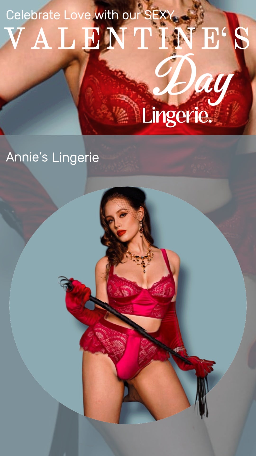 Burgundy Lace With Bow Set, Gloves Not Included.