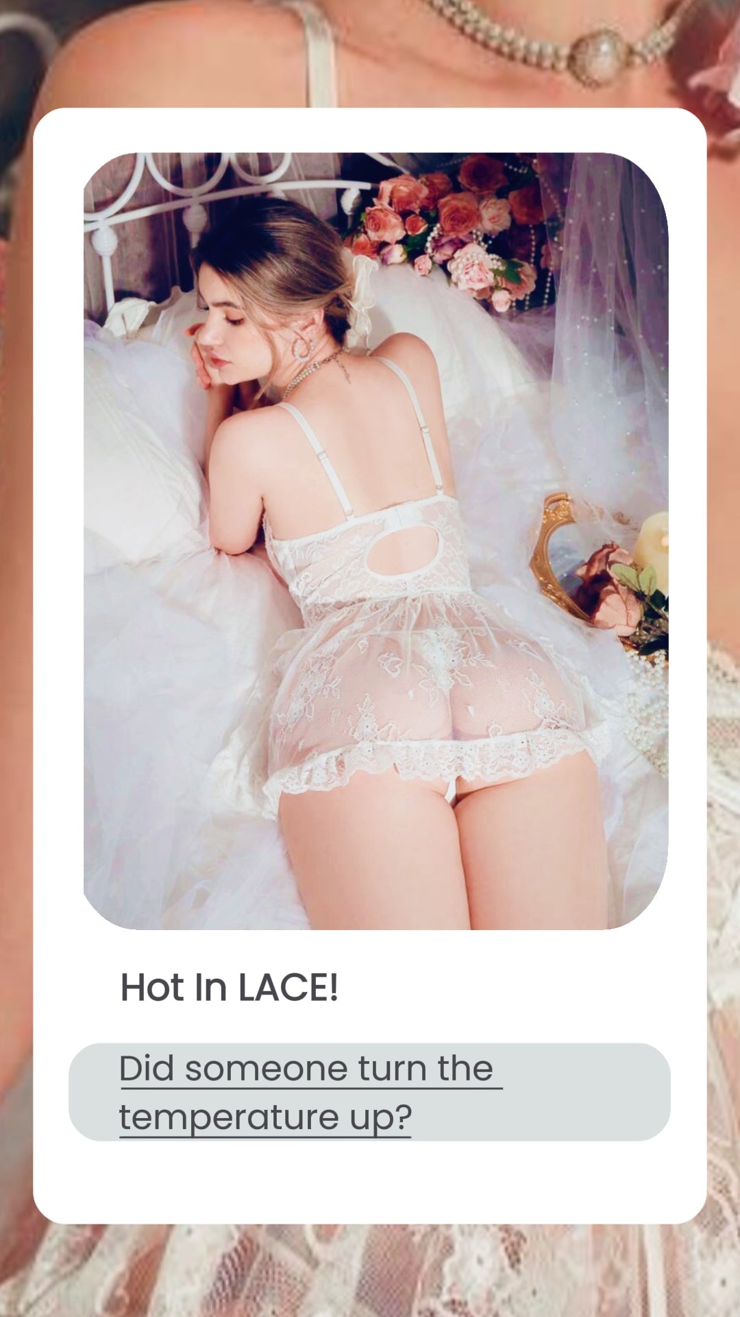 White Lace Nightgown.